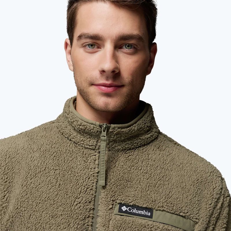 Мъжки суитшърт Columbia Rugged Ridge High Pile Full Zip stone green 5