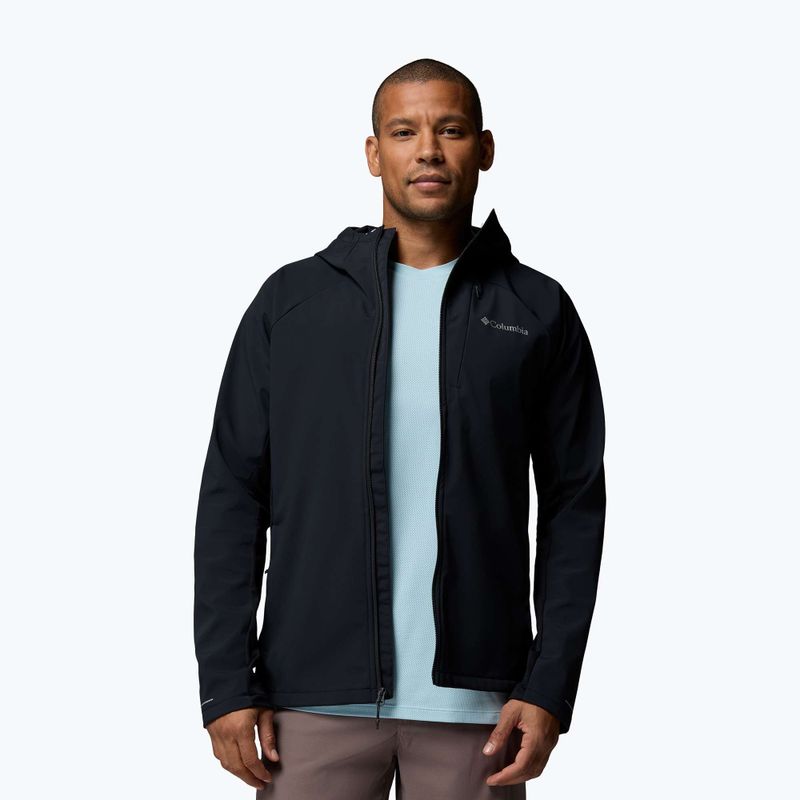 Мъжко софтшел яке Columbia Trailborne black 5