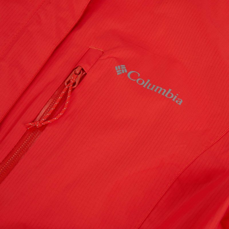 Дамско яке за дъжд Columbia Pouring Adventure III poppy red 3