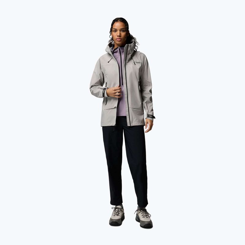 Дамско софтшел яке Columbia Saudan Pro 3L flint grey 2
