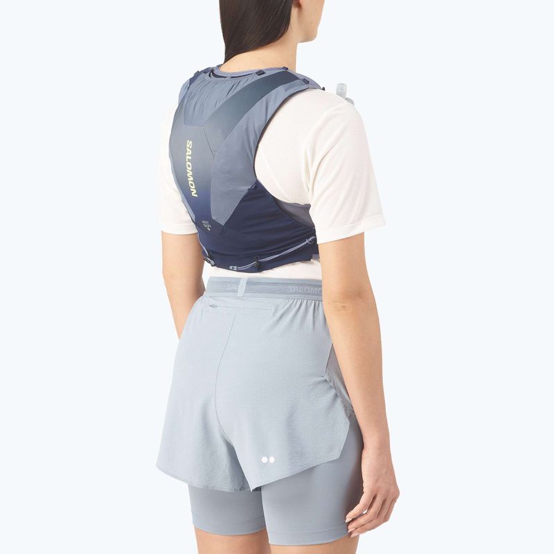 Жилетка за бягане Salomon ADV SKIN 5 Gradient Set maritime blue/gray 4