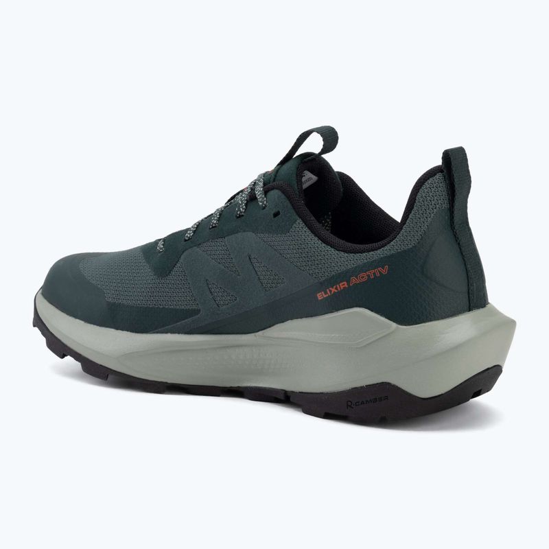Мъжки туристически обувки Salomon Elixir Activ GTX scarab/green gable 3