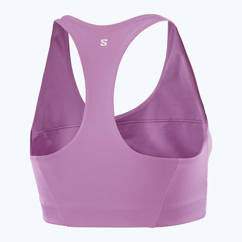 Спортен сутиен Salomon SHAKEout Core iris orchid 2