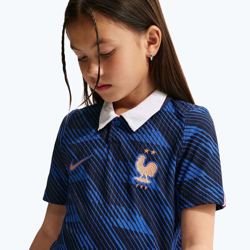 Детска футболна тениска Nike FFF 2026/27 Match Home game royal/metallic copper 9