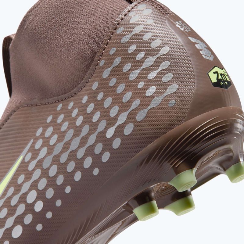 Детски футболни обувки Nike Mercurial Superfly 10 Academy „Kylian Mbappé“ Jr FG plum eclipse/metallic silver 8