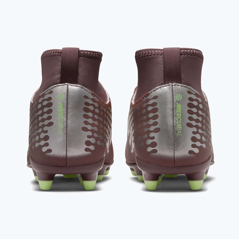 Детски футболни обувки Nike Mercurial Superfly 10 Club „Kylian Mbappé“ Jr FG/MG plum eclipse/metallic silver 4