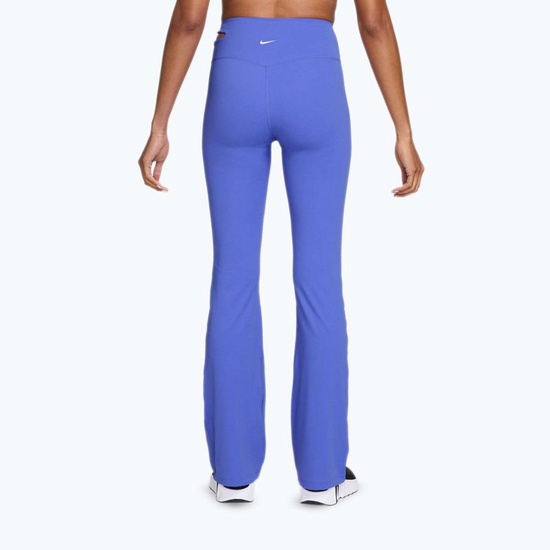 Дамски панталони за тренировка Nike Zenvy High-Waisted Flared sapphire/white 2