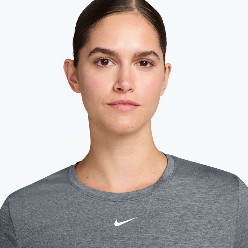 Дамска тениска Nike One Classic Dri-Fit smoke grey/heather/white 3
