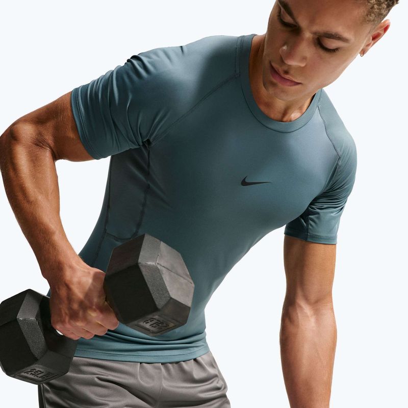 Мъжка тренировъчна тениска Nike Pro Dri-Fit Tight Fitness mineral slate/black 6