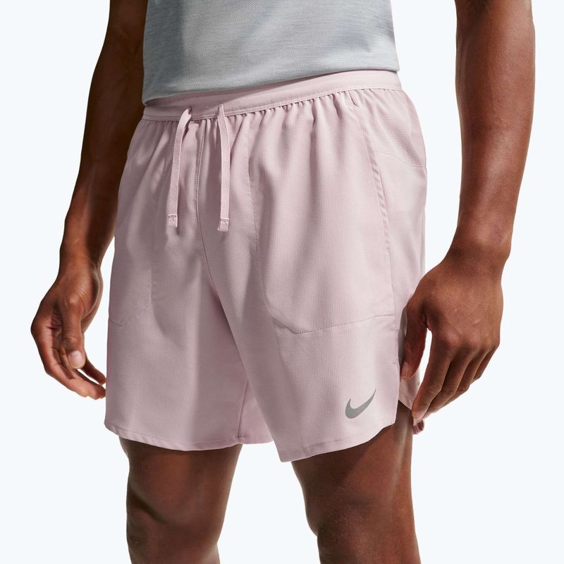 Мъжки шорти за бягане Nike Stride Dri-Fit Brief-Lined 7" particle rose 5
