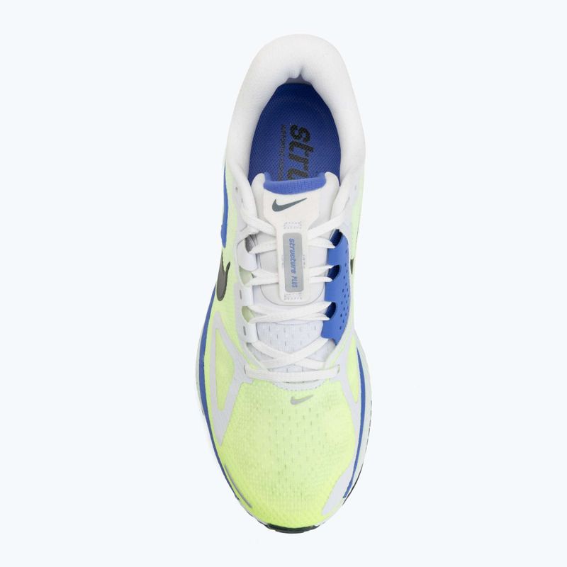 Мъжки обувки за бягане Nike Structure Plus white/volt ice/barely green/black spruce 5