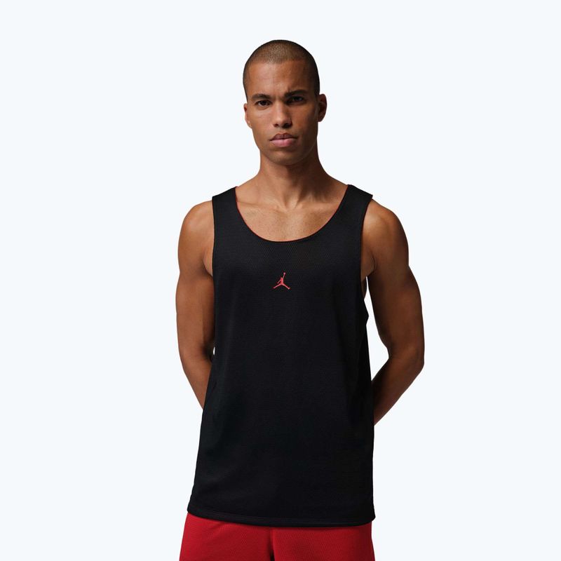 Мъжка баскетболна тениска Jordan Sport Reversible gym red/black 4