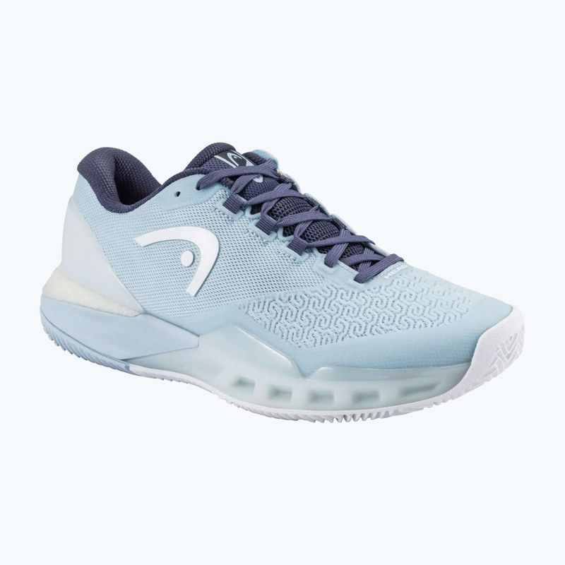 Дамски тенис обувки HEAD Revolt Pro 5.0 Clay light blue/dark blue 8