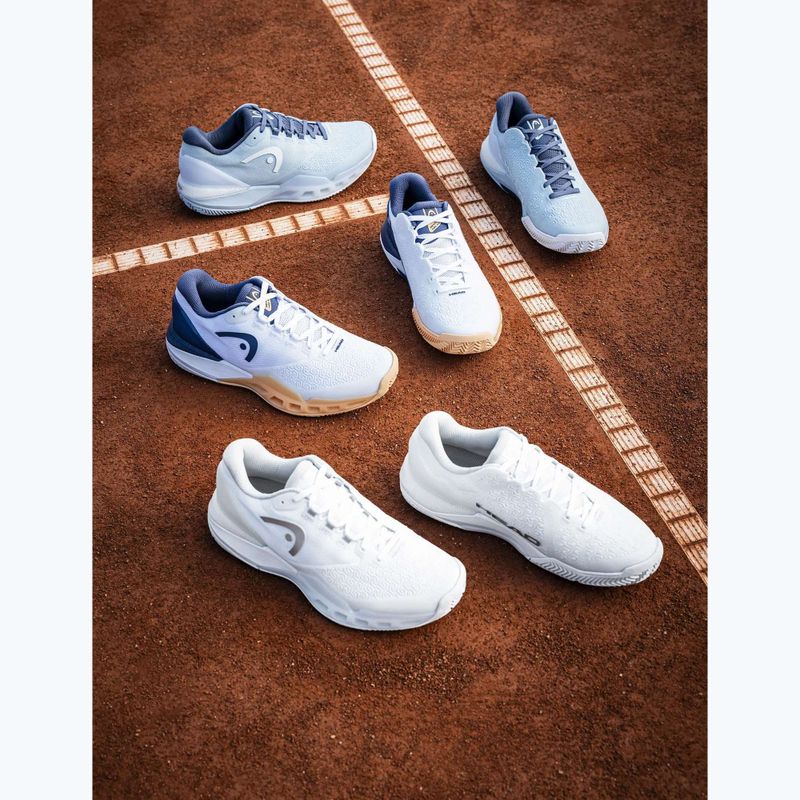 Дамски тенис обувки HEAD Revolt Pro 5.0 Clay light blue/dark blue 12