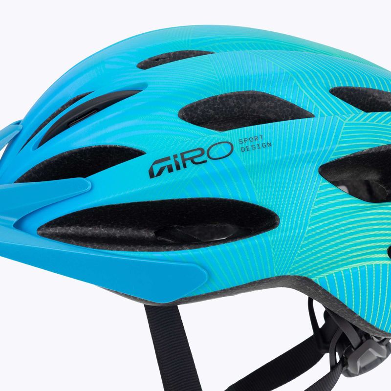 Детска велосипедна каска Giro Raze matte blue/green 7