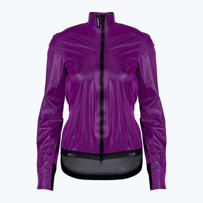 Дамско яке за колоездене ASSOS Dyora RS Rain purple 12.32.372.4B