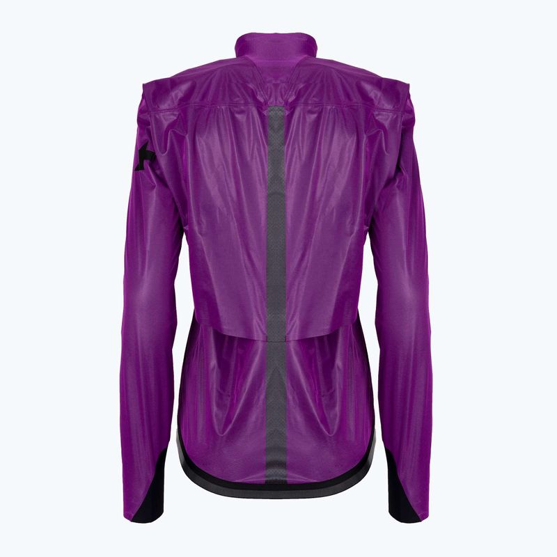 Дамско яке за колоездене ASSOS Dyora RS Rain purple 12.32.372.4B 2
