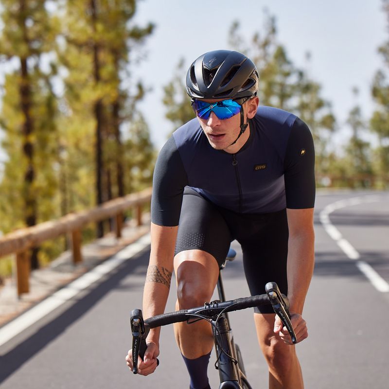 ASSOS Mille GTO мъжка колоездачна фланелка синя 11.20.321.2M 5