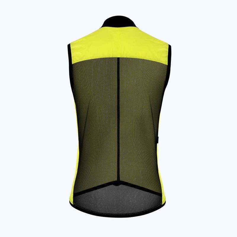 Мъжка жилетка за колоездене ASSOS Mille GT C2 Wind optic yellow 2