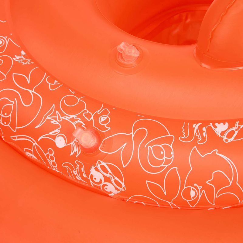 Детска седалка за плуване arena Water Tribe Baby Swim Seat nectarine/white 4