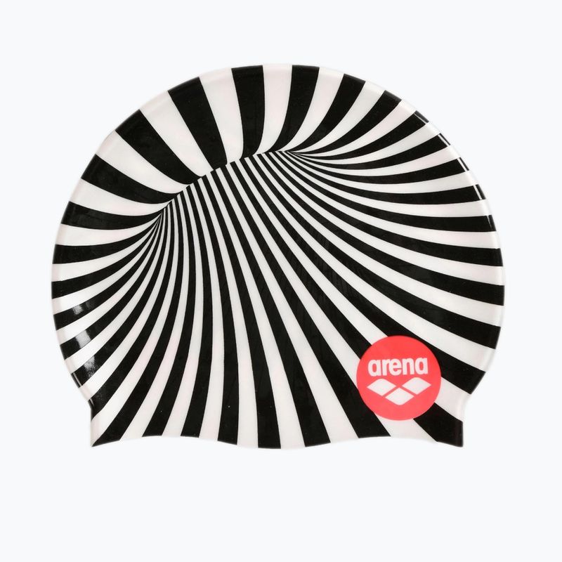 Arena Print 2 шапка черно и бяло 1E368 2