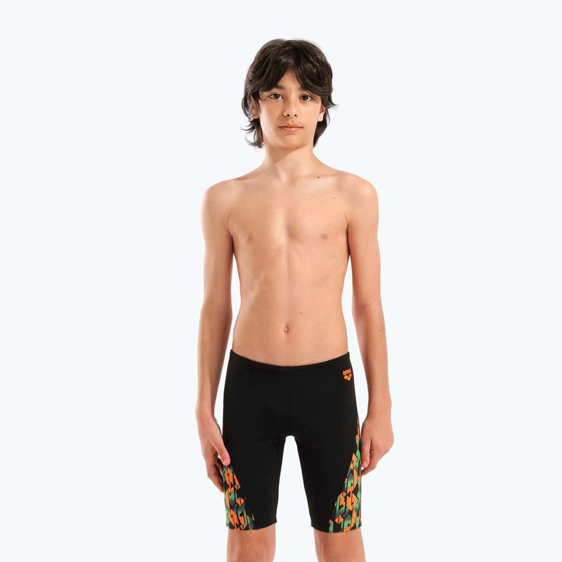 Детски плувни джамери arena Print Swim black/orange multi 3