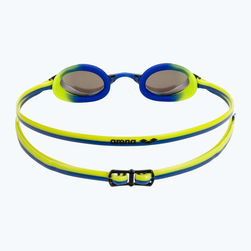 Очила за плуване за деца Arena Python Mirror Jr blue/blue/lime 4