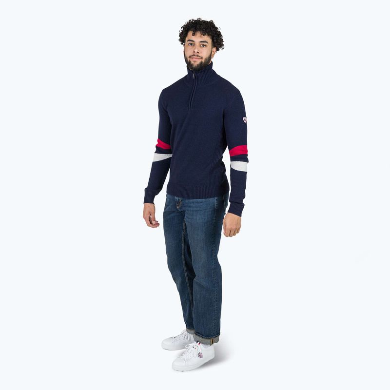 Мъжки пуловер Rossignol Signature Hz Knit dark navy 2
