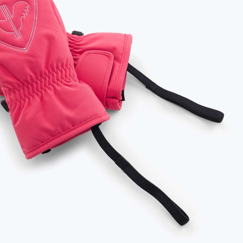 Детски скиорски ръкавици Rossignol Jr Rooster M tea rose 6