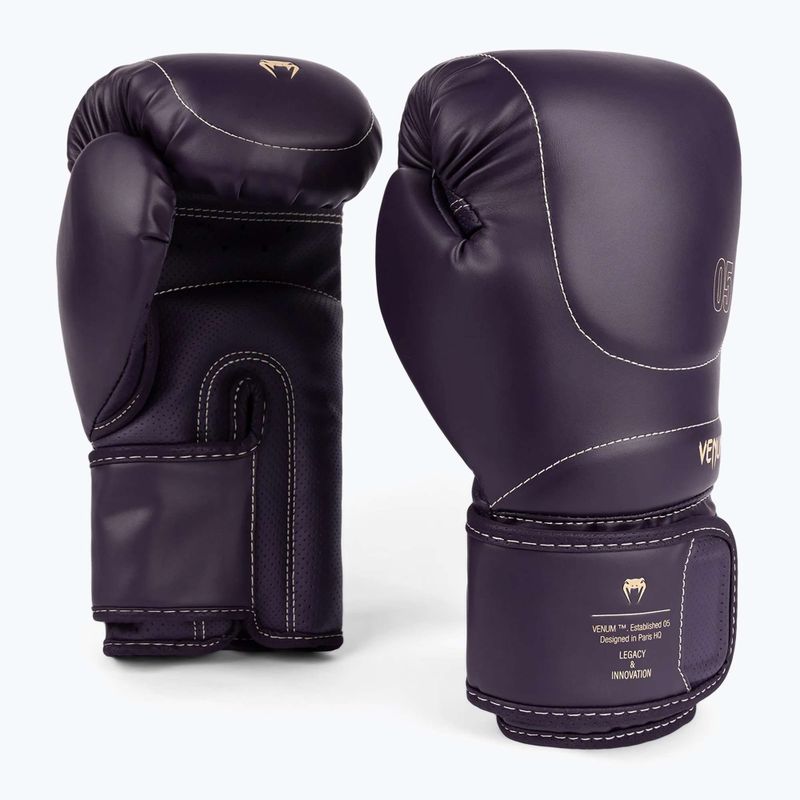 Мъжки боксови ръкавици Venum Impact Evo deep purple 3