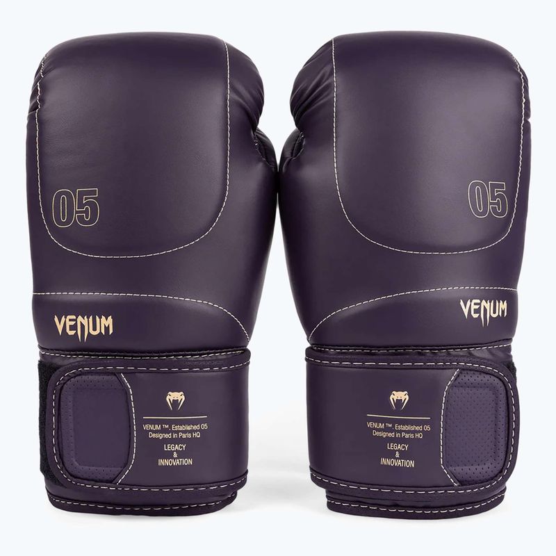 Мъжки боксови ръкавици Venum Impact Evo deep purple 4