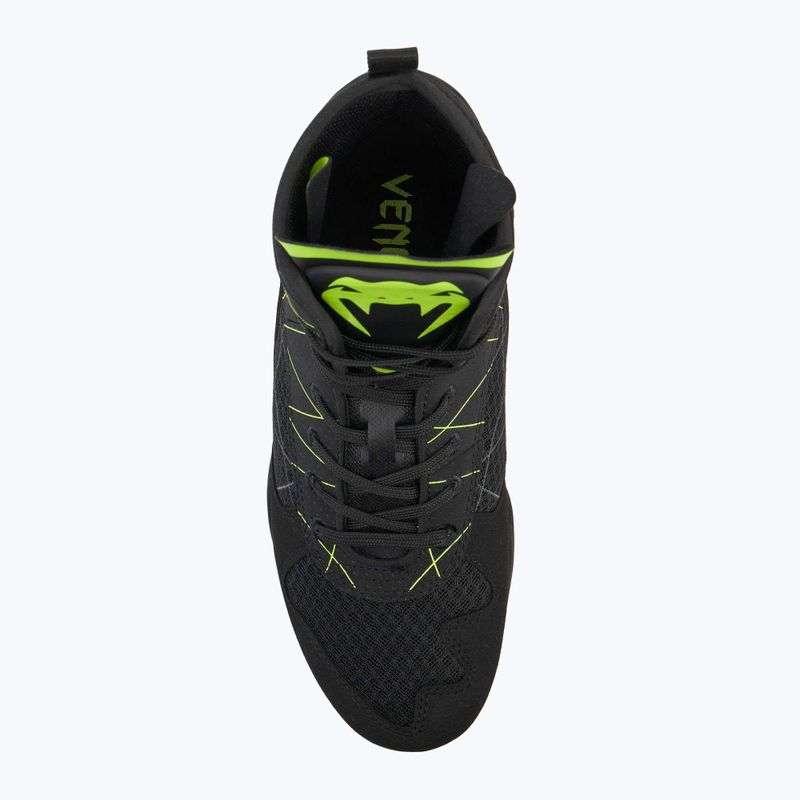 Мъжки боксови обувки Venum Training Camp 4.0 black/neo green 5