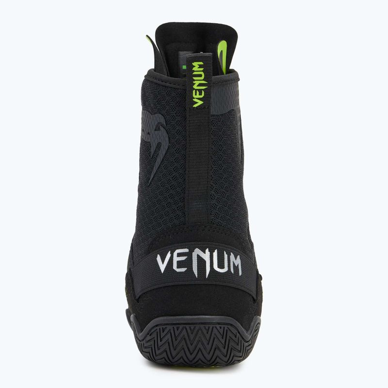 Мъжки боксови обувки Venum Training Camp 4.0 black/neo green 6