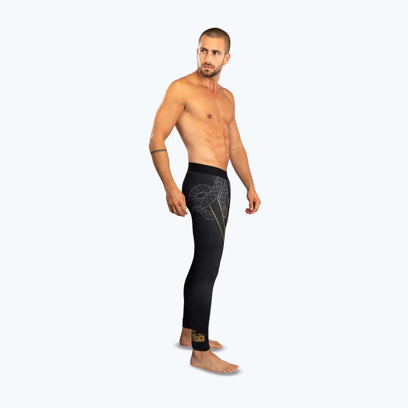 Мъжки тренировъчен клин Venum Serpenti Spats black/silver/gold 2