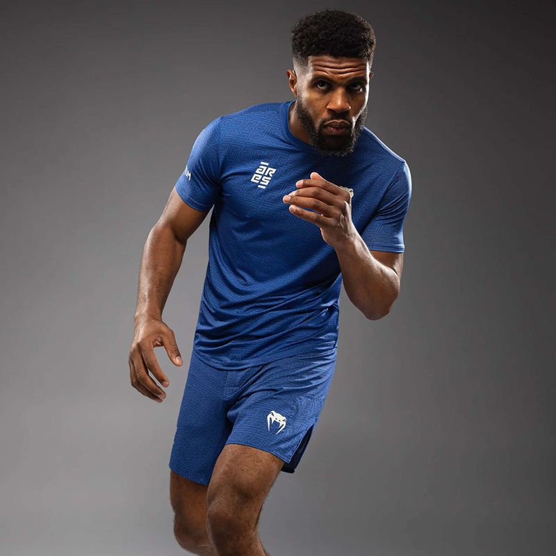 Мъжка тениска за тренировка Venum X Ares 2.0 Dry Tech royal blue 2