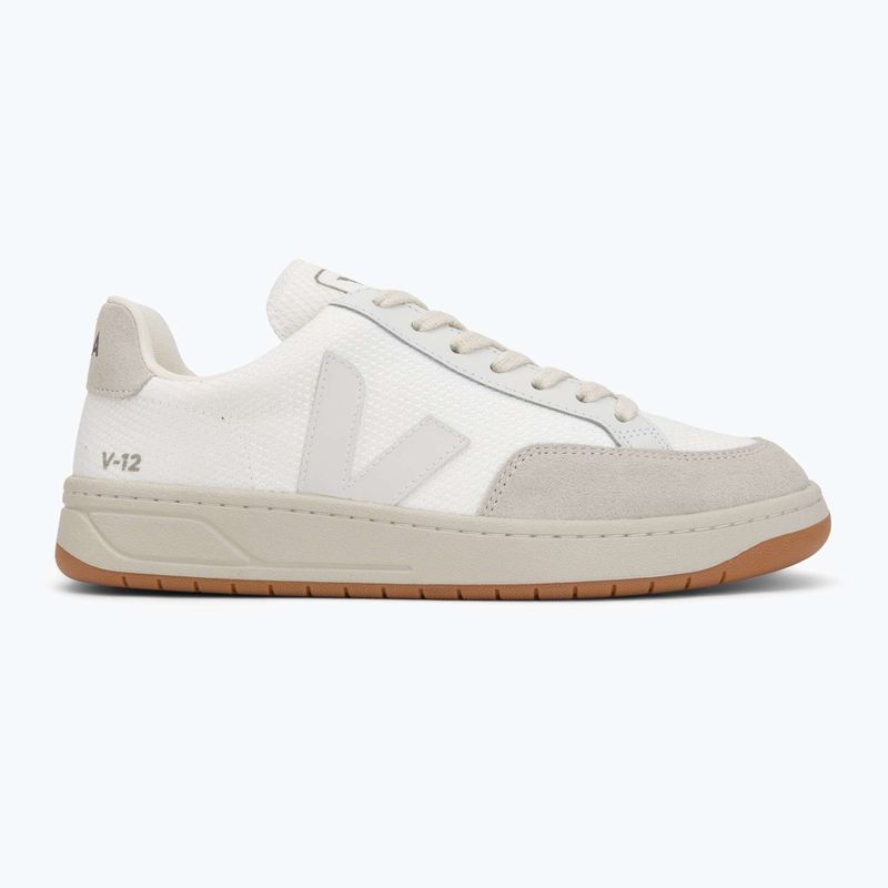 Мъжки обувки VEJA V-12 Leather white/natural 2