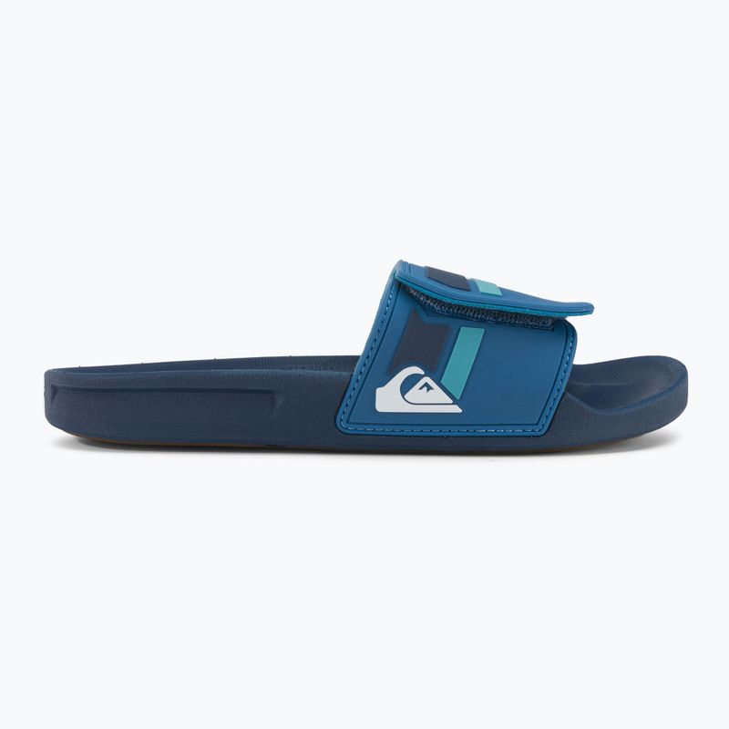 Мъжки джапанки Quiksilver Rivi Slide Adjust blue/blue/green 2