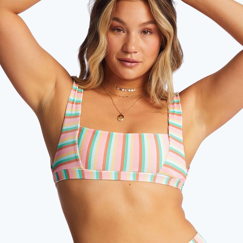 Горна част на бански костюм Billabong Island Glow Tanlines Tank multicolor 4
