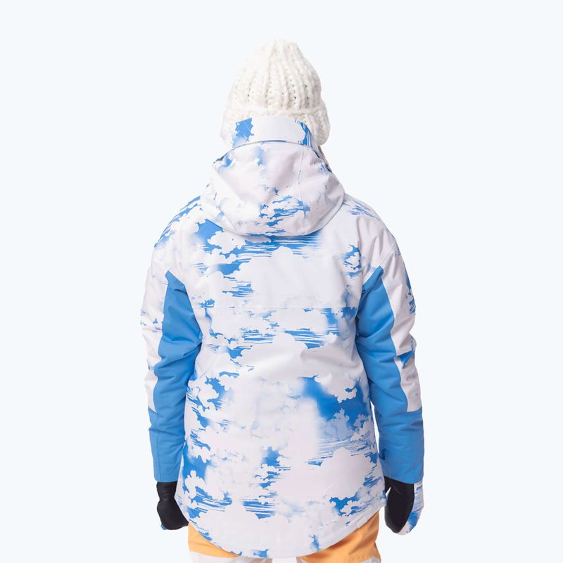 Дамско яке за сноуборд ROXY Chloe Kim лазурно сини облаци 3