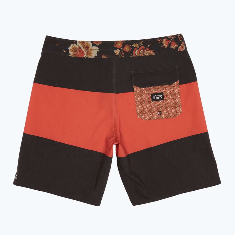 Мъжки шорти за плуване Billabong Tribong Pro washed red 6