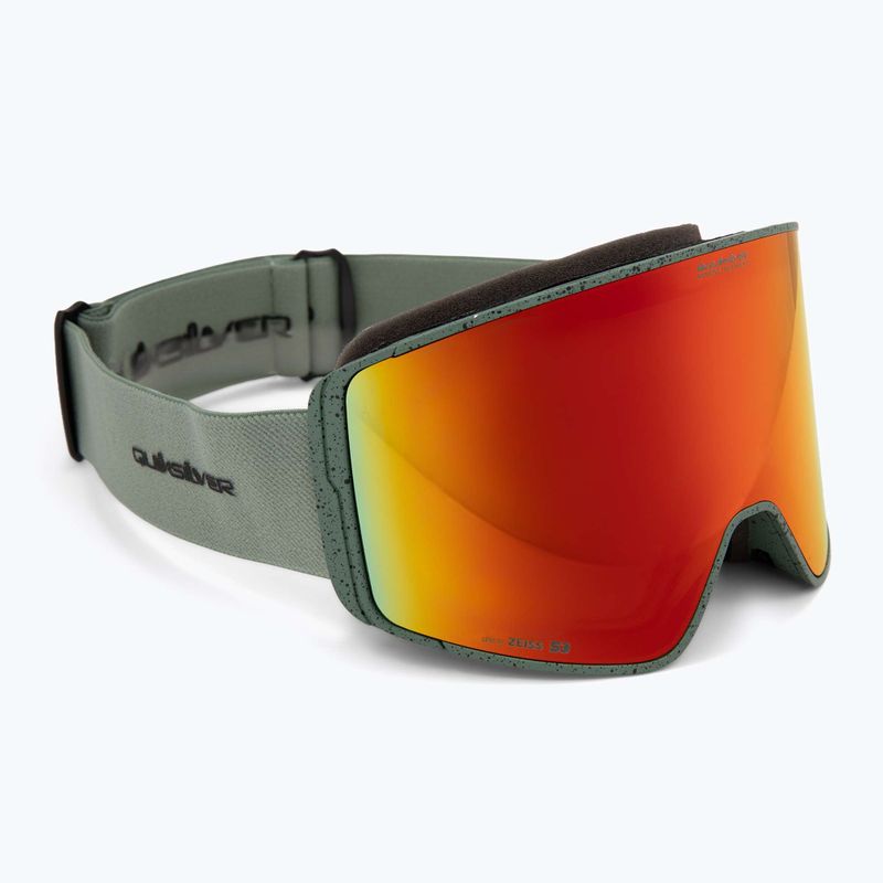 Мъжка маска за сноуборд Quiksilver Storm MG dark ivy/clux ml red 2