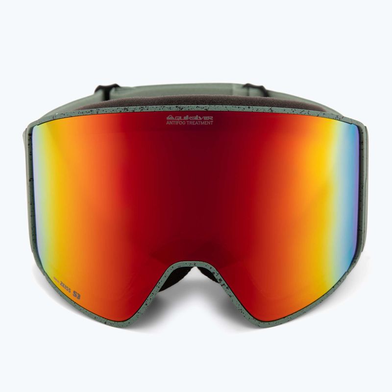 Мъжка маска за сноуборд Quiksilver Storm MG dark ivy/clux ml red 3