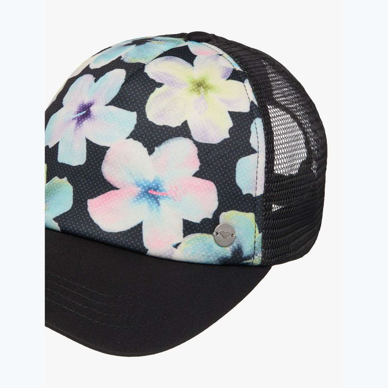 Дамска шапка с козирка ROXY Beautiful Morning anthracite im fleur real 4