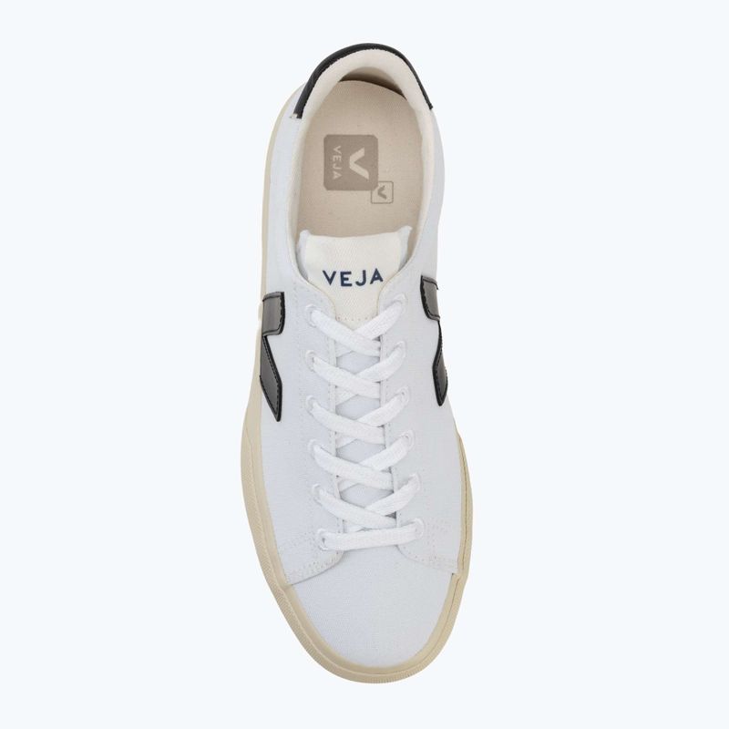 Мъжки обувки VEJA Campo Canvas white/black 5