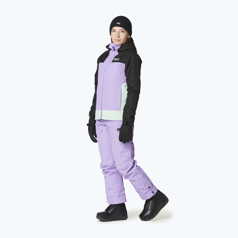 Детско ски яке Picture Seady black / paisley purp / silt green 4