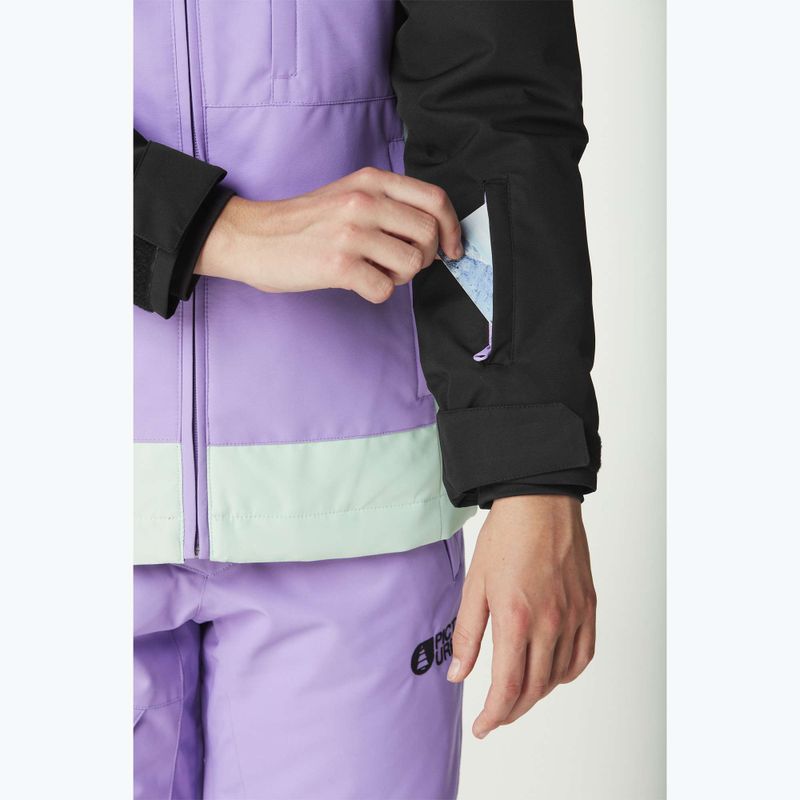 Детско ски яке Picture Seady black / paisley purp / silt green 6