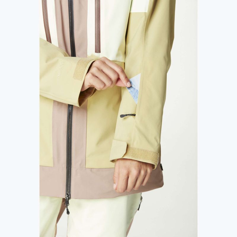 Дамско ски яке Picture Haakon roebuck / lime / cream hemp 5