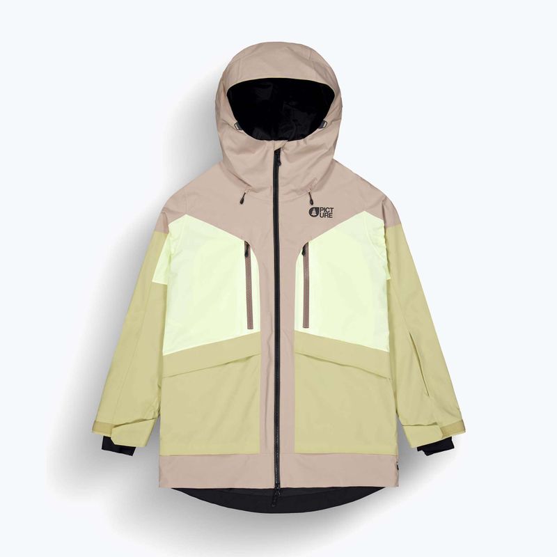 Дамско ски яке Picture Haakon roebuck / lime / cream hemp 7