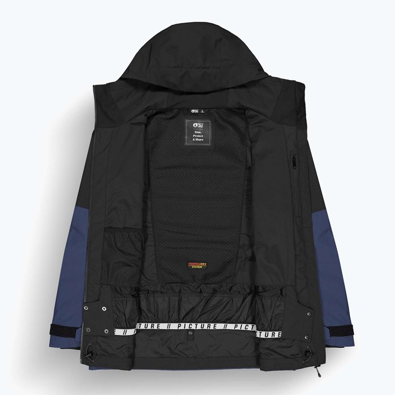 Мъжко скиорско яке Track patriot blue 3