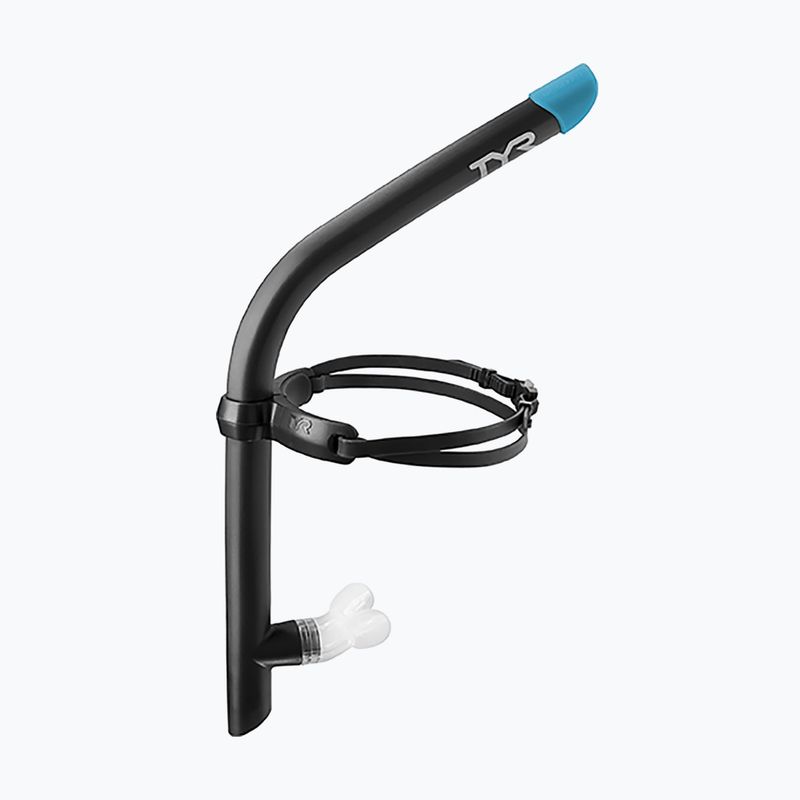 TYR Ultralite Snorkel 2.0 черна/синя тръба за плуване LSNRKL_001 4